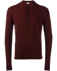 Cmmn Swdn Chest Pocket Knitted Polo Shirt