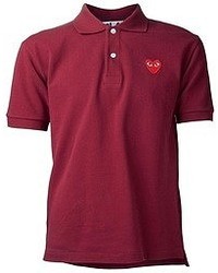 Comme des Garcons Comme Des Garons Play Red Play Polo Shirt