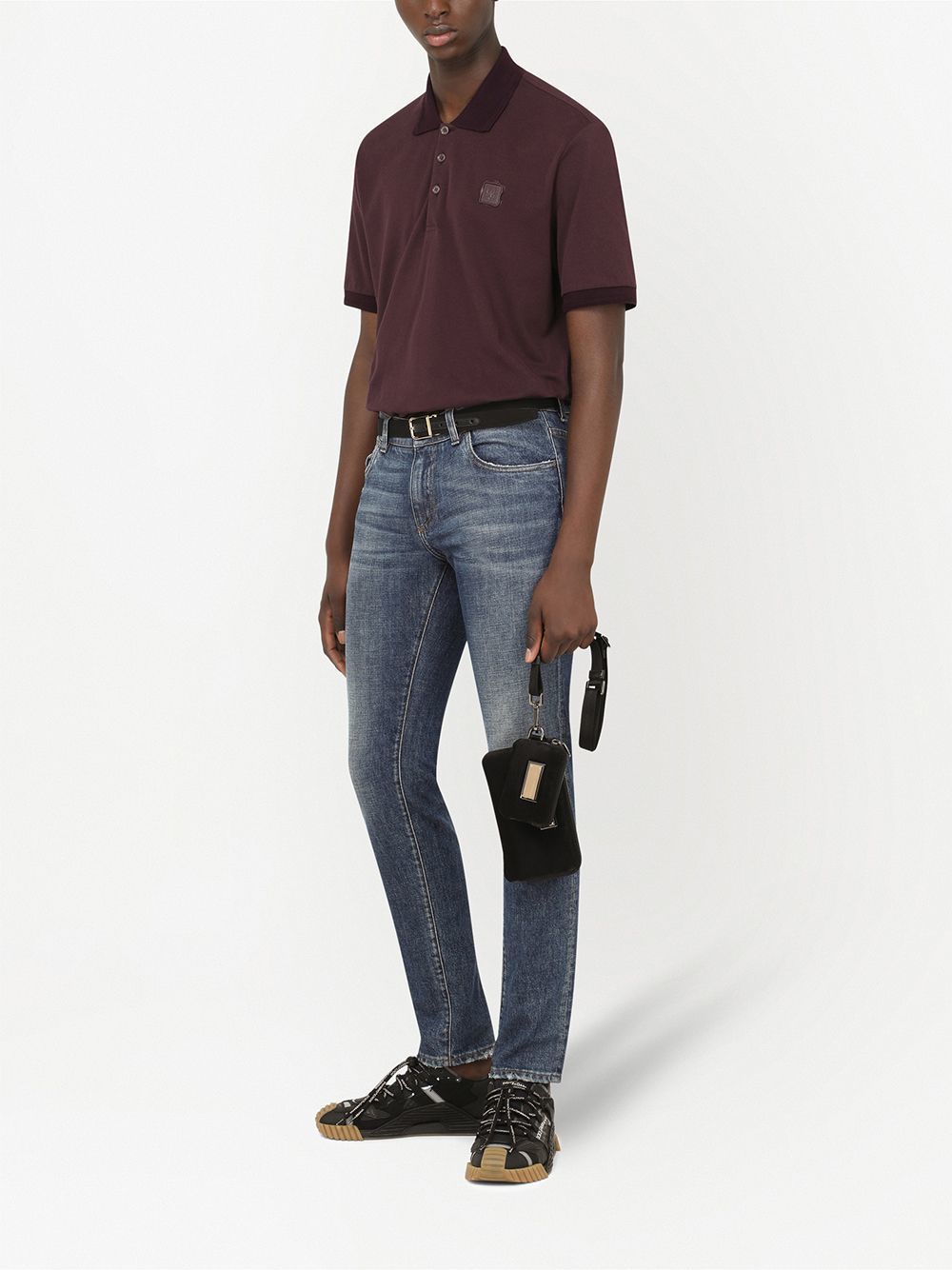 Dolce & Gabbana Dg Patch Polo Shirt, $309 | farfetch.com | Lookastic