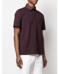Lanvin Embroidered Logo Polo T Shirt