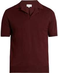 Brioni Knitted Short Sleeved Polo Shirt