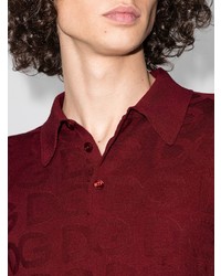 Dolce & Gabbana Logo Jacquard Polo Shirt