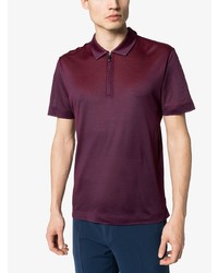 Canali Pearled Jersey Polo Shirt