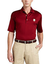 Peter Millar Florida State Gameday Polo College Shirt Burgundy
