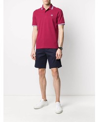 Fred Perry Striped Trim Polo Shirt