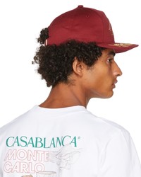 Casablanca Burgundy Success Through Positivity Cap