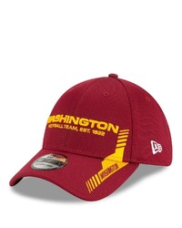 New Era Burgundy Washington Football Team 2021 Nfl Sideline Home 39thirty Flex Hat At Nordstrom