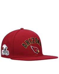 PRO STANDARD Cardinal Arizona Cardinals Stacked Snapback Hat