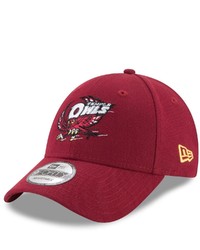 New Era Cherry Temple Owls The League 9forty Adjustable Hat