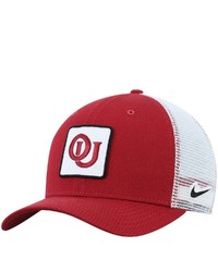 Nike Crimson Oklahoma Sooners Classic 99 Alternate Logo Trucker Adjustable Snapback Hat At Nordstrom