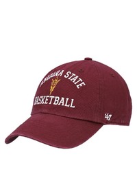'47 Maroon Arizona State Sun Devils Arch Basketball Adjustable Hat