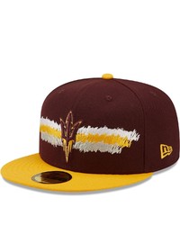 New Era Maroon Arizona State Sun Devils Scribble 59fifty Fitted Hat