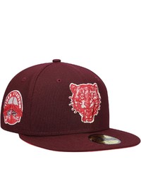 New Era Maroon Detroit Tigers Tiger Stadium Color Fam Lava Red Undervisor 59fifty Fitted Hat At Nordstrom