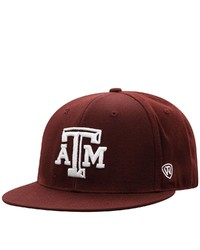 Top of the World Maroon Texas A M Aggies Team Color Fitted Hat