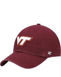 '47 Maroon Virginia Tech Hokies Clean Up Adjustable Hat At Nordstrom