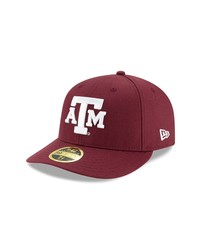 New Era Cap New Era Maroon Texas A M Aggies Basic Low Profile 59fifty Fitted Hat
