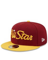 New Era Wine Cleveland Cavaliers 2022 Nba All Star Game Script 9fifty Snapback Adjustable Hat In Burgundy At Nordstrom