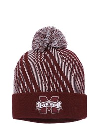 adidas Maroon Mississippi State Bulldogs 2021 Sideline Players Cuffed Knit Hat With Pom At Nordstrom