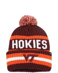 '47 Maroon Virginia Tech Hokies Bering Cuffed Knit Hat With Pom At Nordstrom