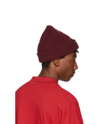 Acne Studios Red And Blue Reed Beanie