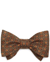 Brooks Brothers Ancient Madder Small Medallion Bow Tie, $65 | Brooks ...