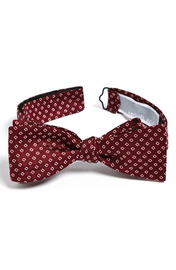 Michael Kors Michl Kors Silk Bow Tie Burgundy Regular, $39 | Nordstrom |  Lookastic