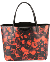 Givenchy Antigona Large Rose Print Tote Bag