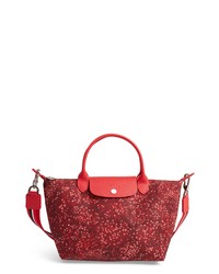 Longchamp Floral Print Shoulder Bag