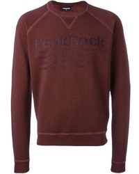 DSQUARED2 Punk Rock Print Sweatshirt