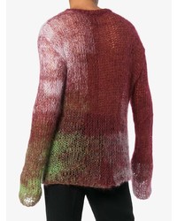 Ann Demeulemeester Multicolour Mohair Knitted Jumper