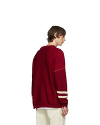 Off-White Red Logo Sweater