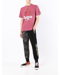 AAPE BY A BATHING APE Aape By A Bathing Ape Logo Print Cotton T Shirt