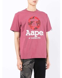 AAPE BY A BATHING APE Aape By A Bathing Ape Logo Print Cotton T Shirt