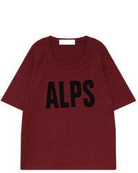 ChicNova Alps Printing Scoop Neckline T Shirt