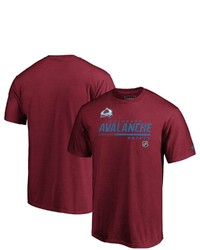 FANATICS Branded Burgundy Colorado Avalanche Authentic Pro Core Collection Prime T Shirt