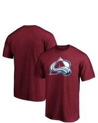 FANATICS Branded Burgundy Colorado Avalanche Team Primary Logo T Shirt