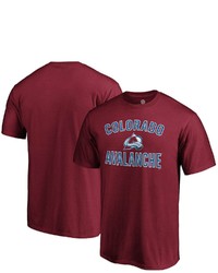 FANATICS Branded Burgundy Colorado Avalanche Team Victory Arch T Shirt