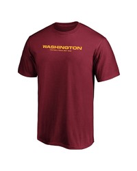 FANATICS Branded Burgundy Washington Football Team Primary Logo T Shirt