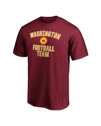 FANATICS Branded Burgundy Washington Football Team Victory Arch T Shirt