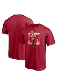 FANATICS Branded Kittle Scarlet San Francisco 49ers Powerhouse Player Graphic T Shirt