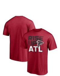 FANATICS Branded Red Atlanta Falcons Hometown Collection 1st Down T Shirt