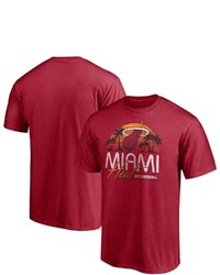 FANATICS Branded Red Miami Heat Post Up Hometown Collection T Shirt At Nordstrom