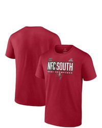 FANATICS Branded Red Tampa Bay Buccaneers 2021 Nfc South Division Champions Big Tall Blocked Favorite T Shirt At Nordstrom