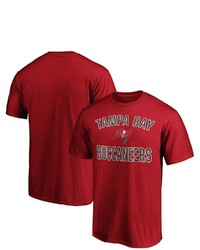 FANATICS Branded Red Tampa Bay Buccaneers Victory Arch T Shirt