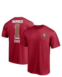 FANATICS Branded Scarlet San Francisco 49ers 1 Dad T Shirt At Nordstrom