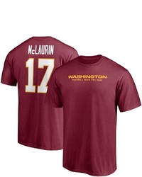 FANATICS Branded Terry Mclaurin Burgundy Washington Football Team Player Icon Name Number T Shirt