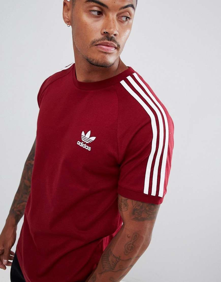 adidas Originals California T Shirt In Red Dh5810, $32 | Asos | Lookastic