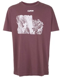Off-White Climb Print Short Sleeve T Shirt
