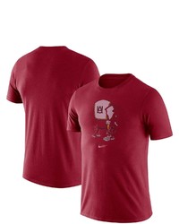 Nike Crimson Alabama Crimson Tide Old School Logo Tri Blend T Shirt At Nordstrom