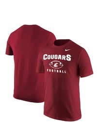 Nike Crimson Washington State Cougars Bcs Football Oopty Oop T Shirt